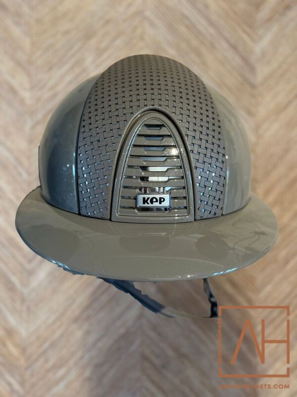 KEP Diamond Taupe Polo | Verona Chrome - About Helmets