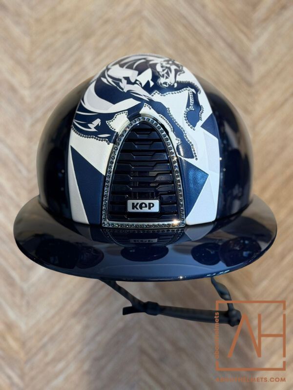 KEP Polish Blue Polo | Furius Swarovski - About Helmets
