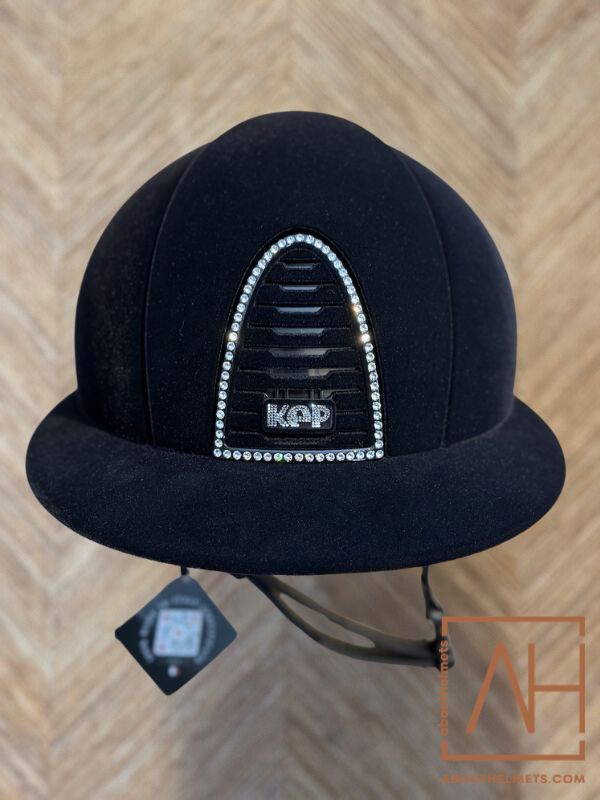 KEP Cromo Velvet Polo Black Crystal Swarovski
