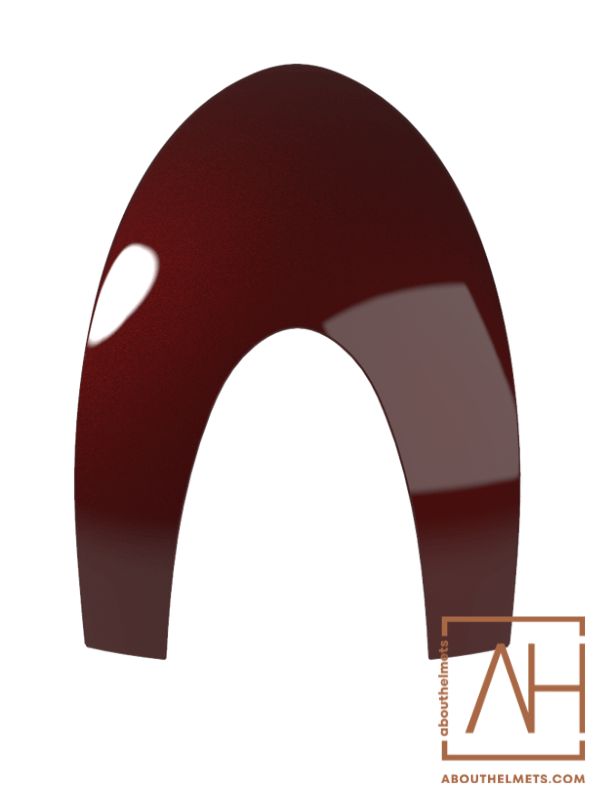 KEP Metal Burgundy front insert - About Helmets
