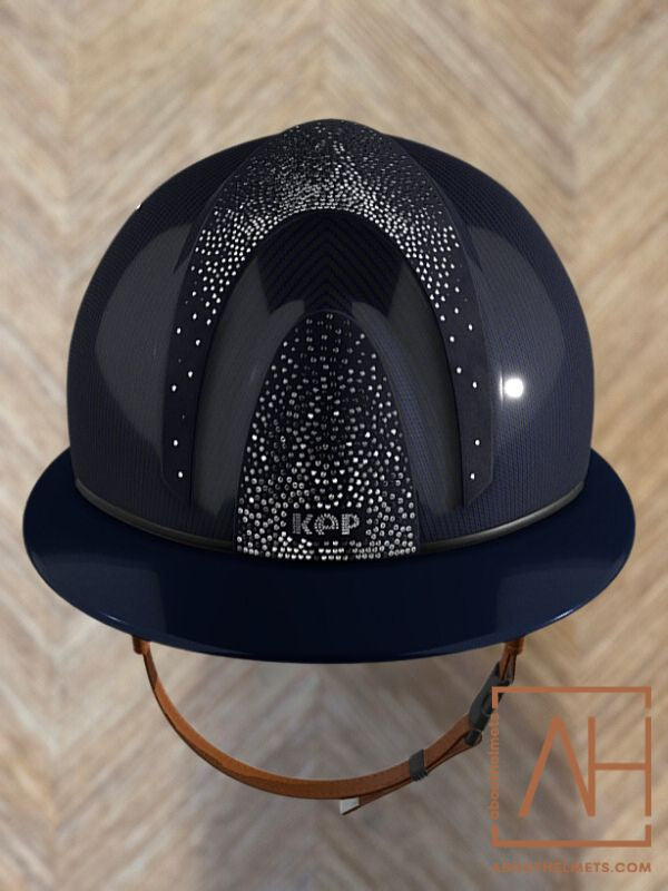 KEP E-Light - Blue Swarovski | Polo Visor - About Helmets