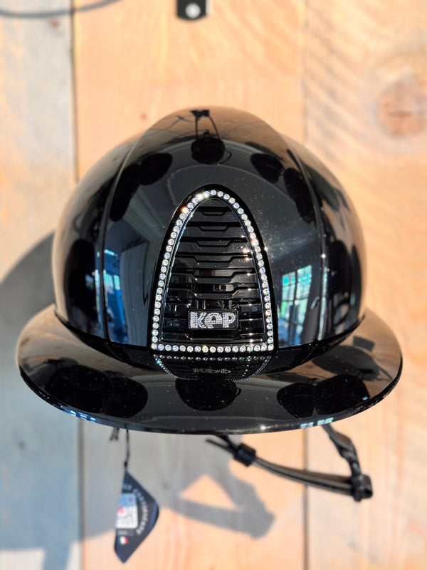 KEP Italia Polo Polish Black Swarovski Cristalli - About Helmets