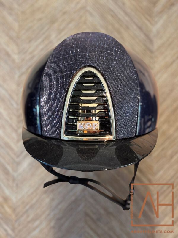 KEP Italia Diamond Galassia Blue Gold Zirkoni - About Helmets