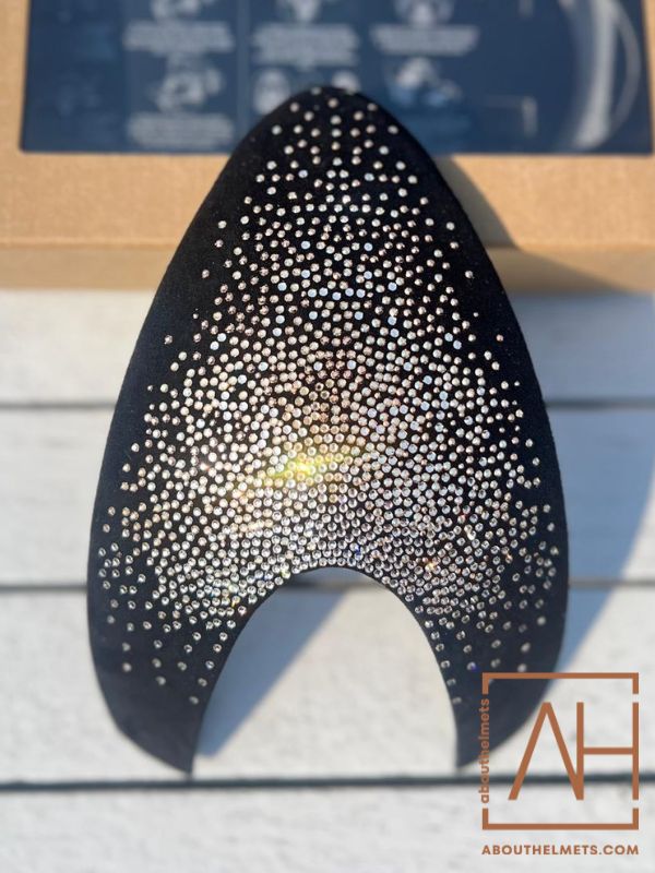 KEP Nebula Shaded Swarovski Black Rose Gold front insert