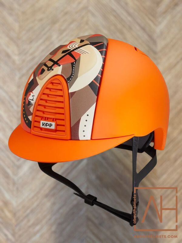 KEP Orange Textile | Pegasus front - About Helmets