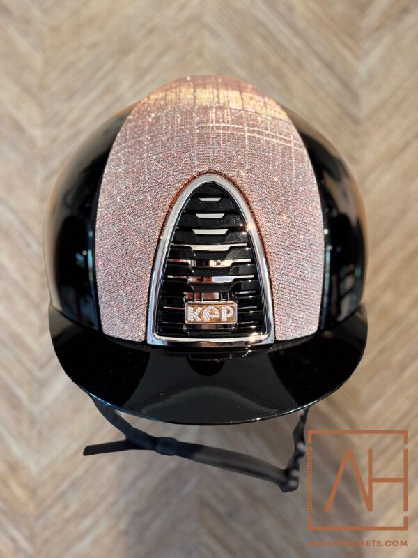 KEP Italia Polish Black Galassia Pink Rose Zirkoni - About Helmets