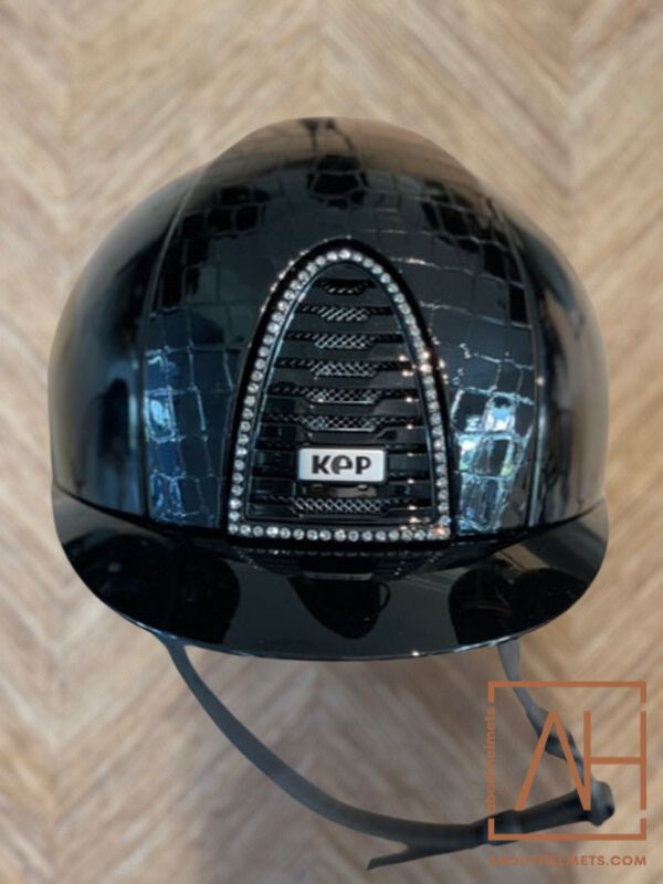 KEP Italia Polish Black Cocco Swarovski - About Helmets