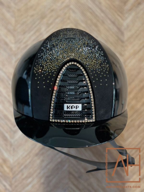 KEP Italia Polish Black Shaded Swarovski Gold - About Helmets