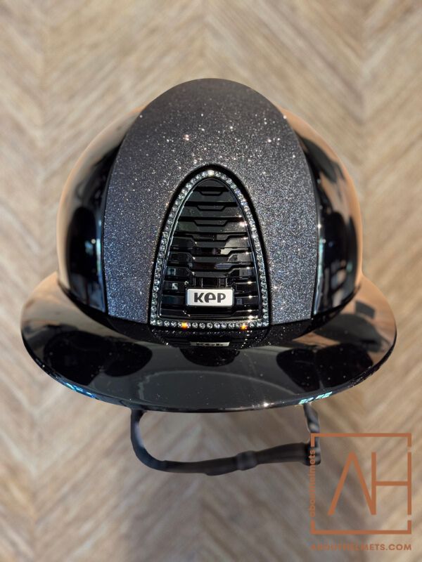 KEP Italia Polo Polish Black Star Swarovski - About Helmets