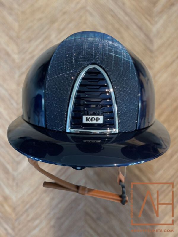 KEP Italia Polo Polish Blue Galassia Chrome - About Helmets