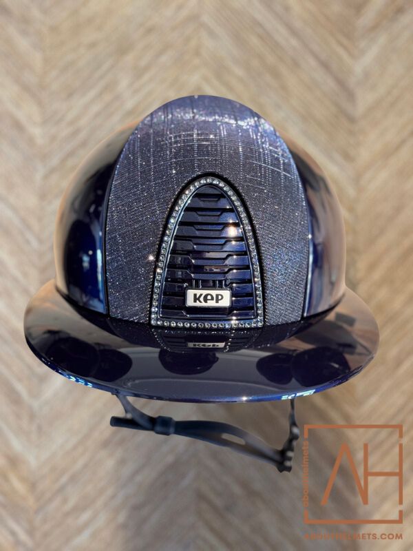 KEP Italia Polo Polish Blue Galassia Swarovski - About Helmets