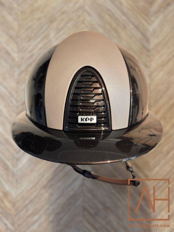 KEP Italia Polo Polish Brown Taupe Leather - About Helmets