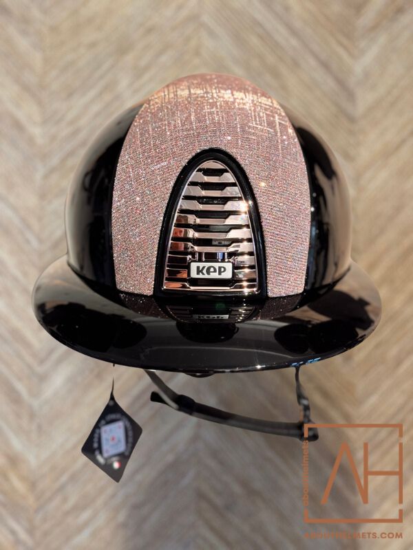 KEP Italia Polo Polish Black Galassia Pink Rose - About Helmets