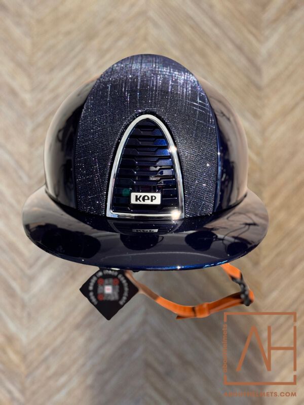 KEP Italia Polo Polish Galassia Blue Chrome - About Helmets