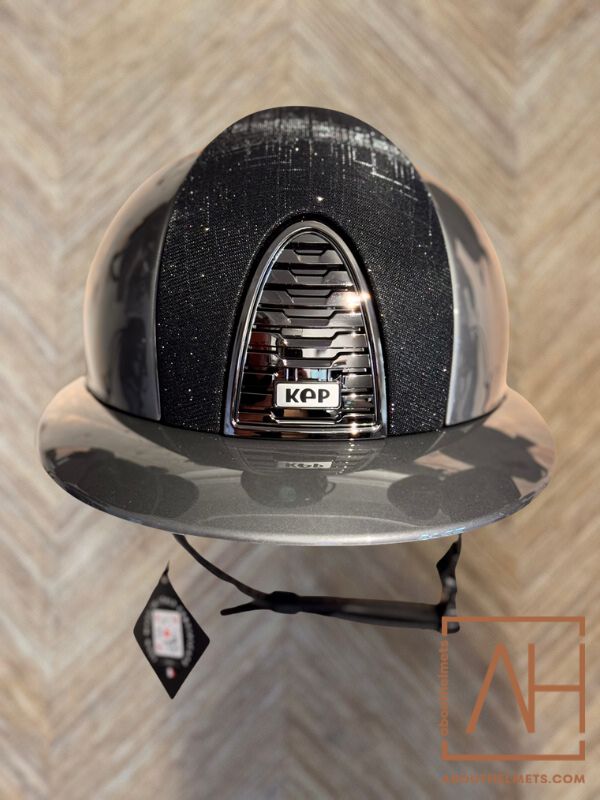 KEP Italia Polo Polish Grey Black Galassia - About Helmets