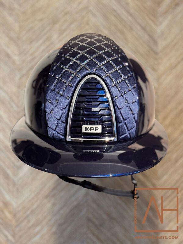 KEP Italia Polo Polish Blue Milano Chrome - About Helmets