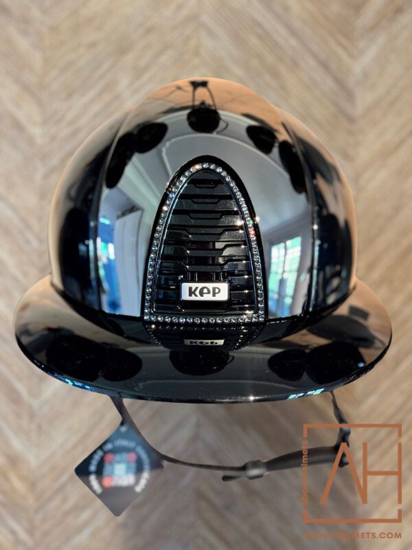 KEP Italia Polo Polish Mirror Black Swarovski - About Helmets