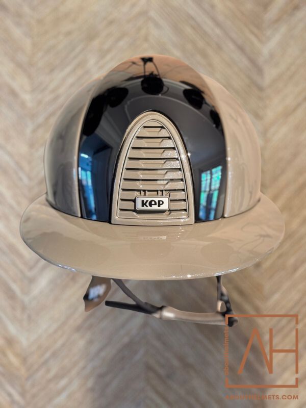 KEP Italia Polo Diamond Taupe Mirror Black - About Helmets