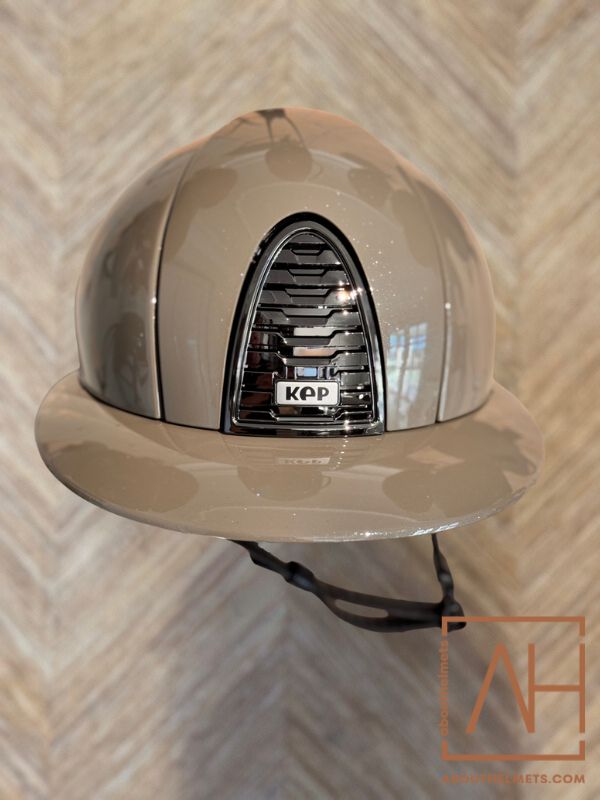 KEP Italia Polo Diamond Taupe Mirror Black - About Helmets