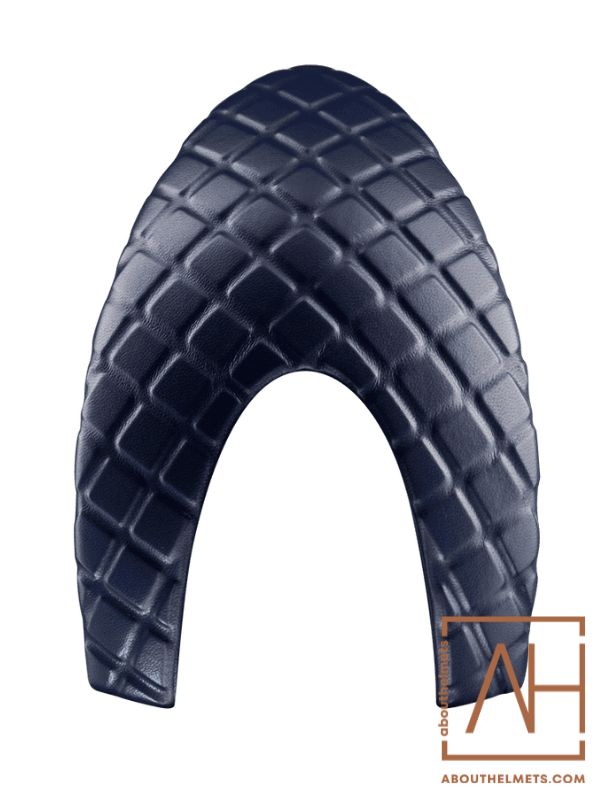 KEP Milano Leather Blue front insert - About Helmets