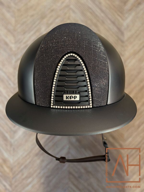KEP Polo Textile Brown Gallasia Glitter Chocolate Brown