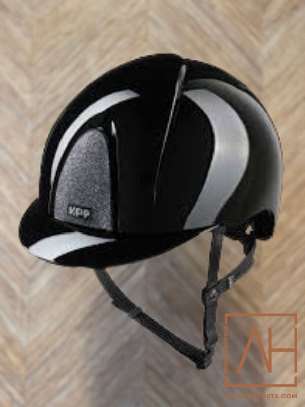 KEP Italia Smart Nova Polish Black helmet Star Glitter Silver